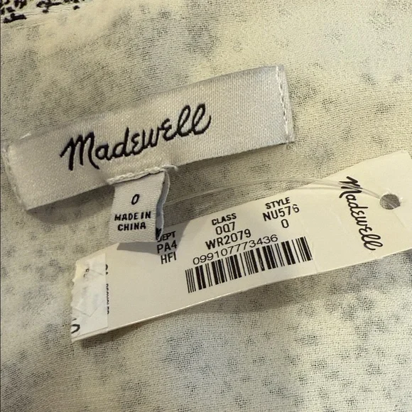Madewell Ivory Floral Maxi Dress - Picture 2 of 4